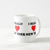 Ik hou echt van mijn liefde New York Koffiemok (Voorkant rechts)