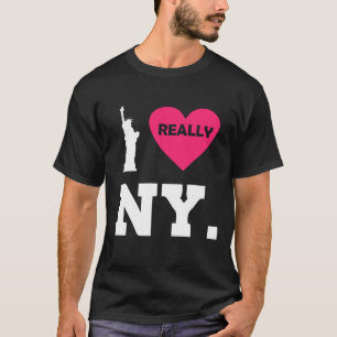 Ik hou echt van mijn liefde New York T-shirt