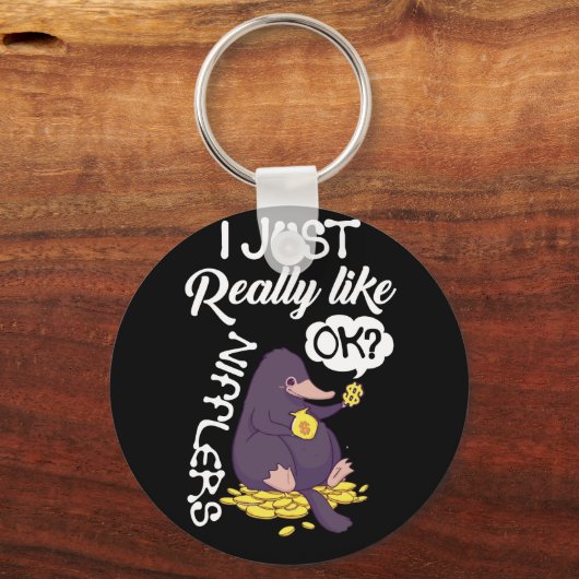 Ik hou echt van Nifflers Sleutelhanger (Voorkant)