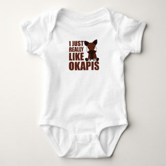 Ik hou echt van Okapi's Cute Okapi Romper