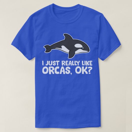 Ik hou echt van Orcas Love Orca Whales Pullover (Design voorkant)