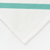 Ik hou echt van paarden in Marine Green Fleece Deken (Hoek)