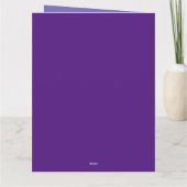 Ik hou echt van paarden in Paars Kaart (Achterkant)