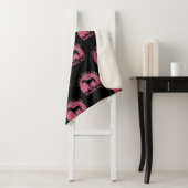 Ik hou echt van paarden in Roos roze Sherpa Deken (In situ)