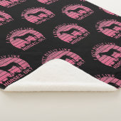 Ik hou echt van paarden in Roos roze Sherpa Deken (3/4)