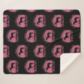 Ik hou echt van paarden in Roos roze Sherpa Deken (Voorkant (horizontaal))