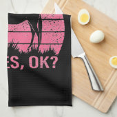 Ik hou echt van paarden in Roos roze Theedoek (Quarter Fold)