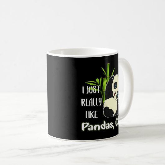 Ik hou echt van panda's koffiemok (Voorkant rechts)