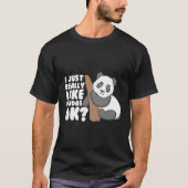 Ik hou echt van panda's ok panda's t-shirt (Voorkant)