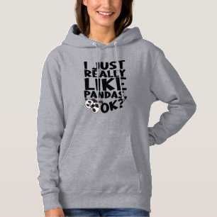 Ik hou echt van Pandas, oké? Hoodie