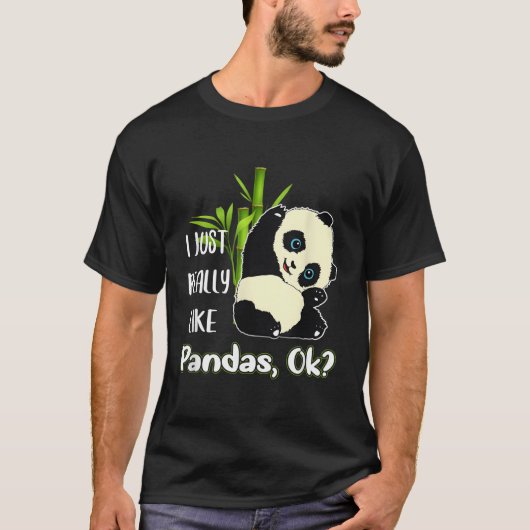 Ik hou echt van panda's t-shirt (Voorkant)