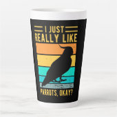 Ik hou echt van Parrots Latte Mok (Voorkant)