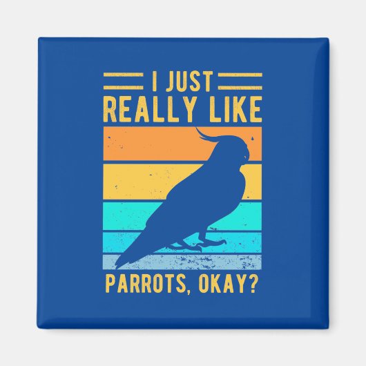 Ik hou echt van Parrots Magneet (Voorkant)