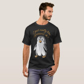 Ik hou echt van pinguïns. grappig shirt (Voorkant volledig)