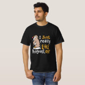 Ik hou echt van pinguïns. t-shirt (Voorkant volledig)