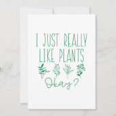 Ik hou echt van Planten. Bedankkaart (Voorkant)