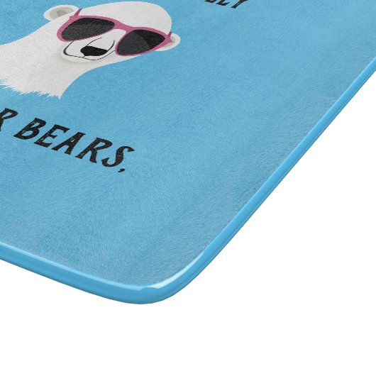 Ik hou echt van Polar Beren. Snijplank (Hoek)