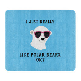Ik hou echt van Polar Beren. Snijplank