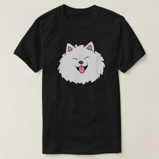 Ik hou echt van Pommeraniërs OK Cute Pomeranian T-shirt (Design voorkant)