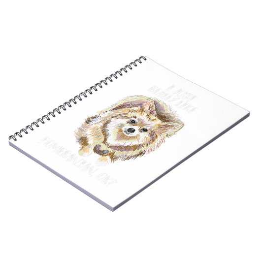 ik hou echt van Pommeren OK Funny Pet Notitieboek (Linkerzijde)
