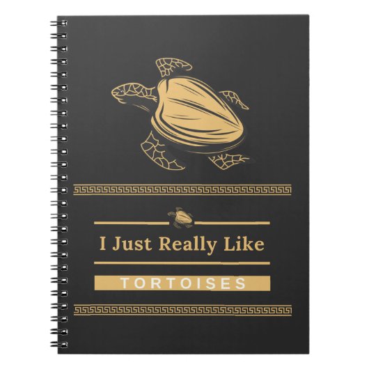 Ik hou echt van schildpadden notitieboek (Voorkant)