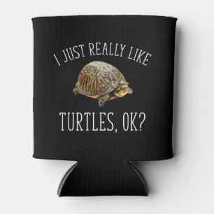 Ik hou echt van schildpadden, oké? blikjeskoeler