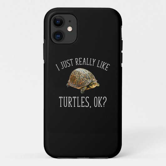 Ik hou echt van schildpadden, oké? Case-Mate iPhone case (Achterkant)
