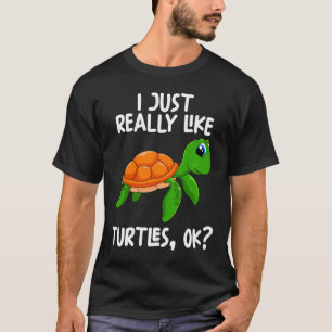Ik hou echt van schildpadden. t-shirt