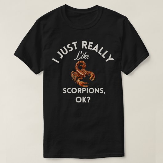 Ik hou echt van Scorpions Ok1 T-shirt (Design voorkant)