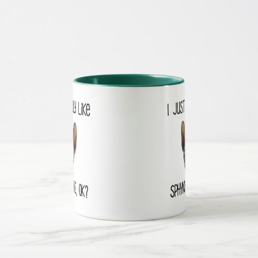 Ik hou echt van Sphynx Cats, oké? Mok (Midden)