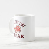 Ik hou echt van Steak Koffiemok (Voorkant links)