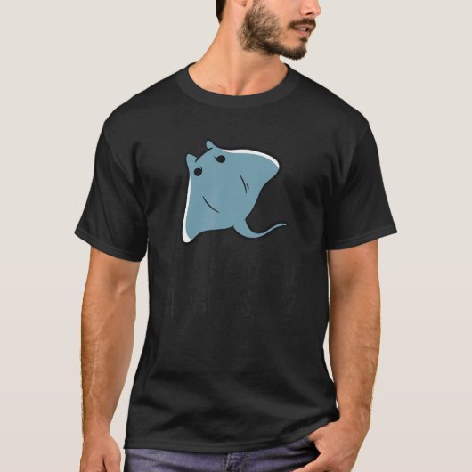 Ik hou echt van Stingrays Cute Stingray T-shirt (Voorkant)