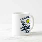 Ik hou echt van Tennis. Koffiemok (Voorkant rechts)