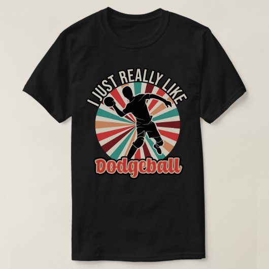 Ik hou echt van trefbal t-shirt (Design voorkant)