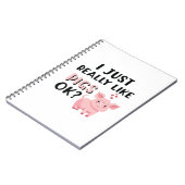 Ik hou echt van varkens. notitieboek (Linkerzijde)