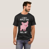 Ik hou echt van varkens. t-shirt (Voorkant volledig)
