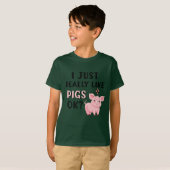 Ik hou echt van varkens. t-shirt (Voorkant volledig)