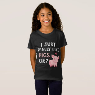 Ik hou echt van varkens. t-shirt