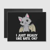 Ik hou echt van vleermuizen, oké, grappige vleermu (Voorkant / Achterkant)