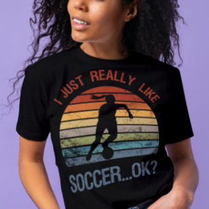 Ik hou echt van voetbal, oké? Funny football gift T-shirt