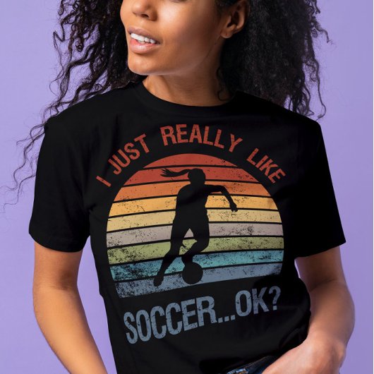 Ik hou echt van voetbal, oké? Funny football gift T-shirt