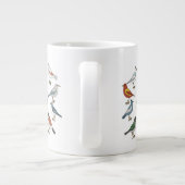 Ik hou echt van vogels OK T-shirt Birdwatcher Grote Koffiekop (Achterkant)