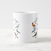 Ik hou echt van vogels OK T-shirt Birdwatcher Grote Koffiekop (Voorkant)