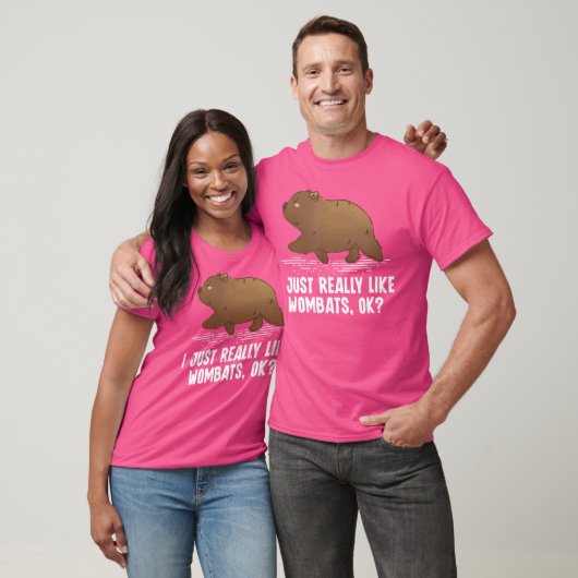 Ik hou echt van Wombats OK Australian Wombat Lo T-shirt (Unisex)