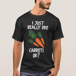 Ik hou echt van wortelen. t-shirt