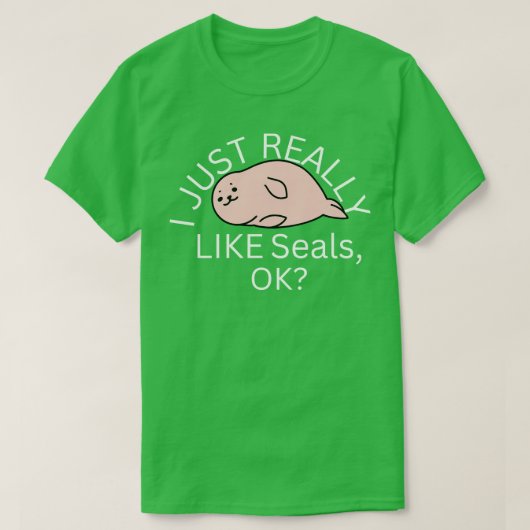 Ik hou echt van zegels. t-shirt (Design voorkant)