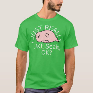 Ik hou echt van zegels. t-shirt