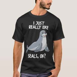 Ik hou echt van zegels. t-shirt
