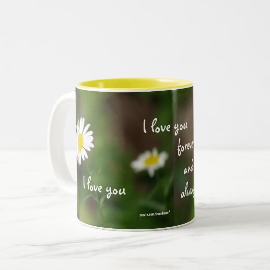 "Ik hou eeuwig van je" Mok (Voorkant links)