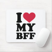 Ik hou eeuwig van mijn beste vriend BFF Muismat (Met muis)